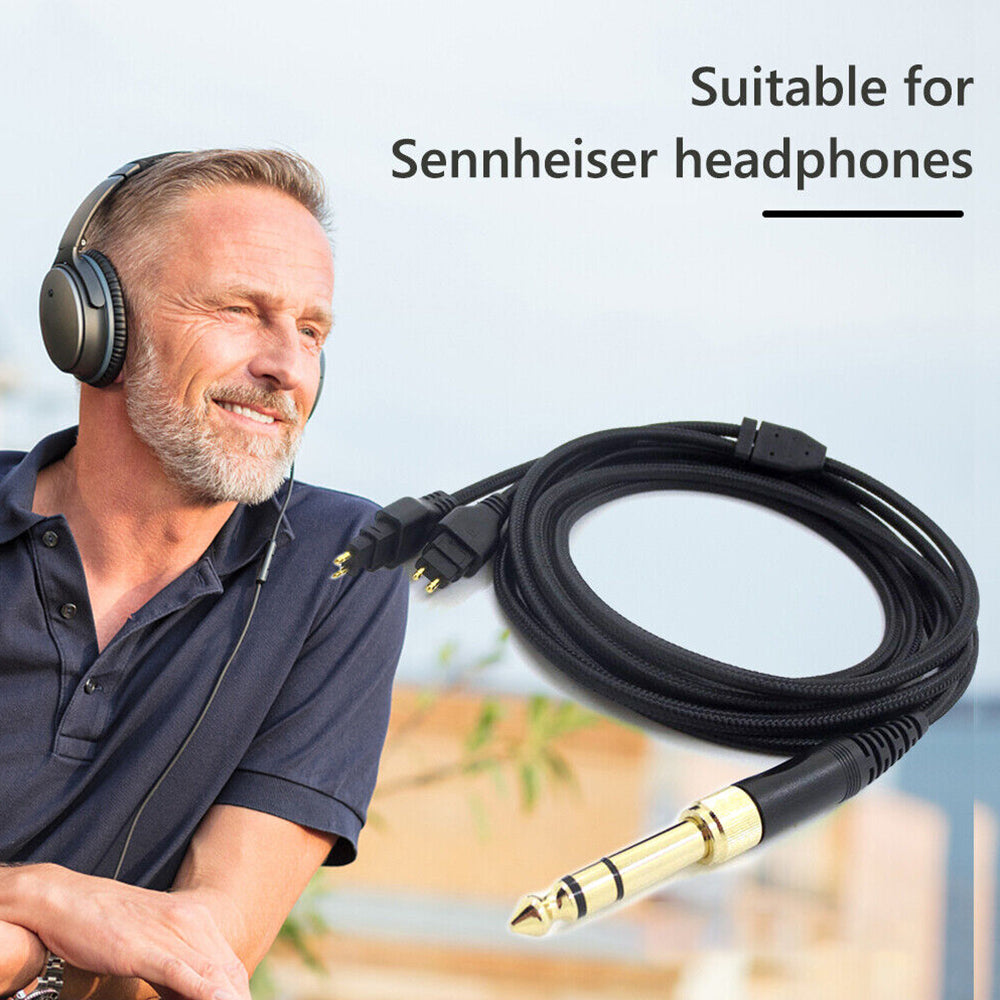 2M Replacement Headphones Audio Cable for Sennheiser HD580 HD600 HD650 Earphones