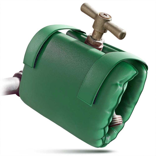 2-Pack Green Outdoor Tap Cover - Insulated Frost Protector & Weather Jacket