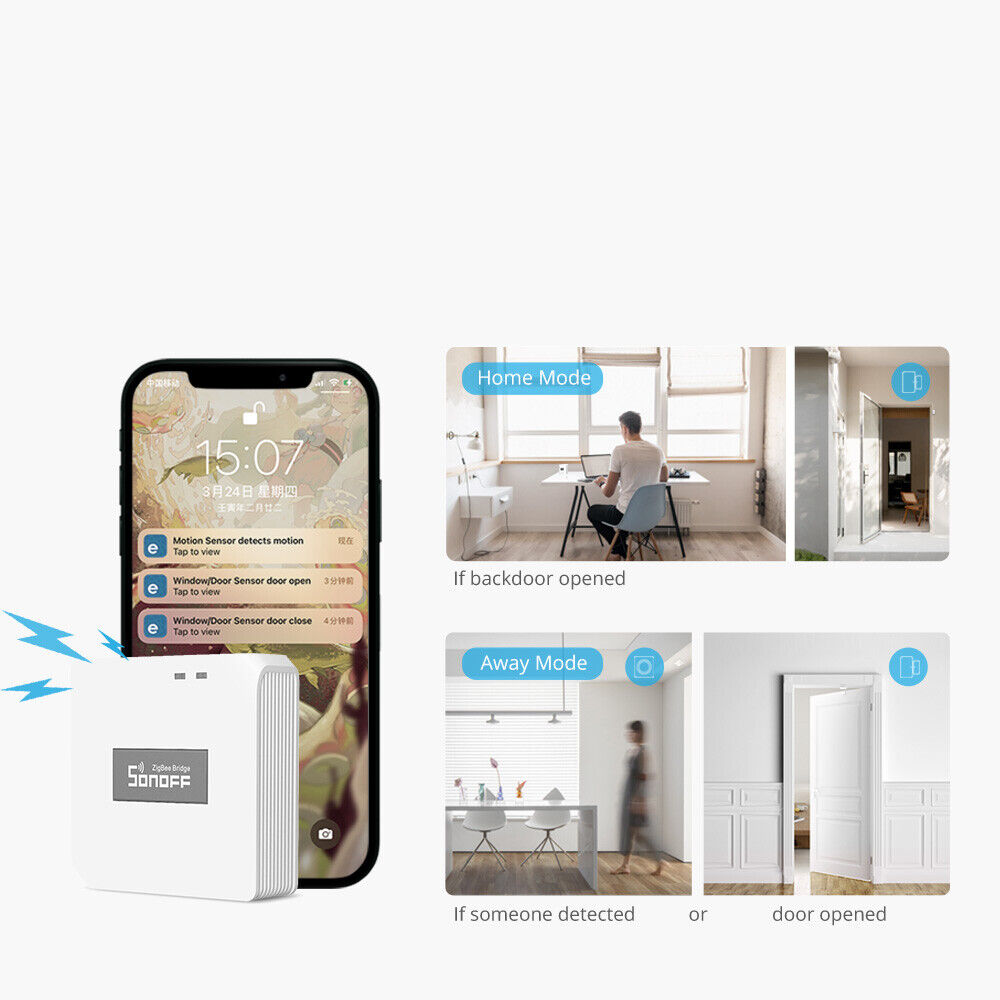 SONOFF Zigbee 3.0 Bridge Pro Smart Gateway Wi-Fi & Zigbee Dual-protocol Support