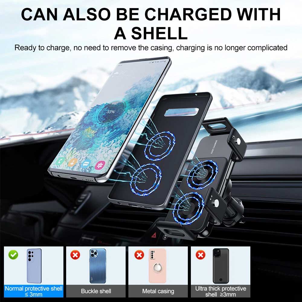 For Samsung Galaxy Z Fold 5 6 4 Wireless Car Charger