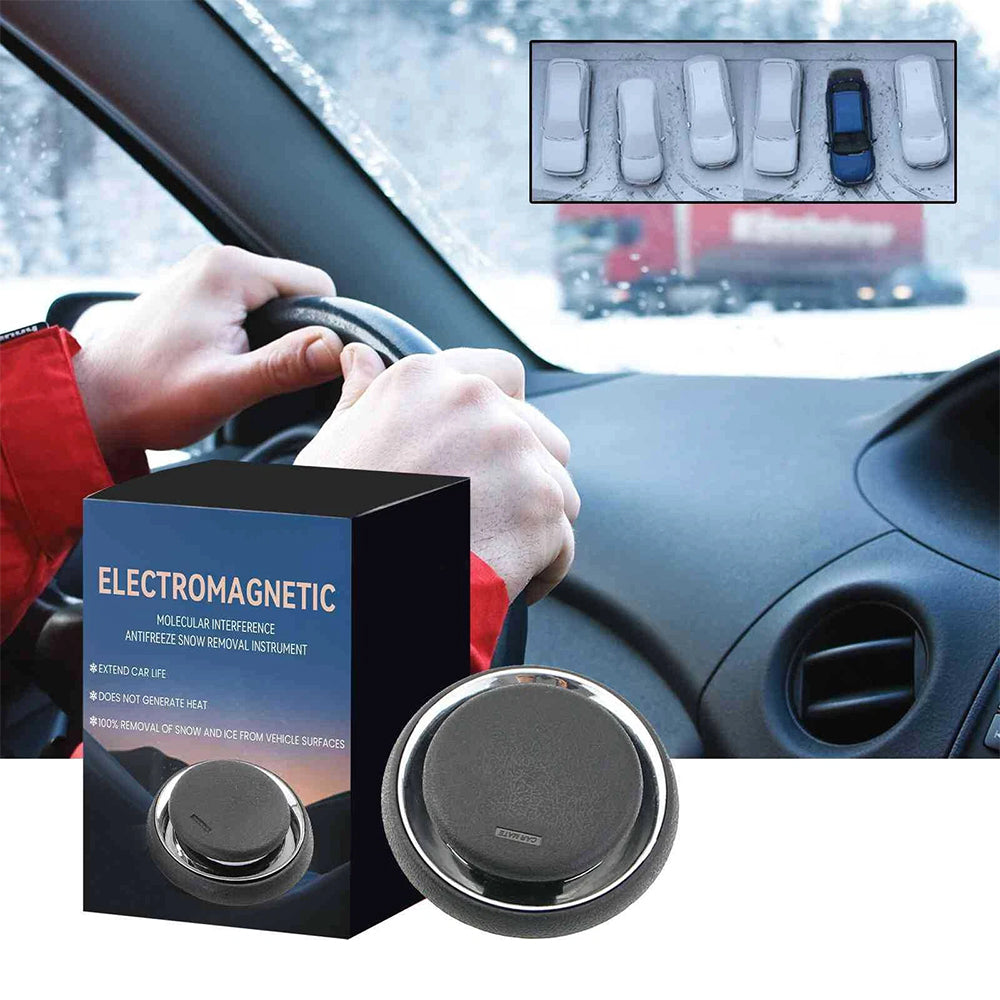 1X Electromagnetic Car Snow Removal Tool - Solar Defroster & Ice Melting Deicer