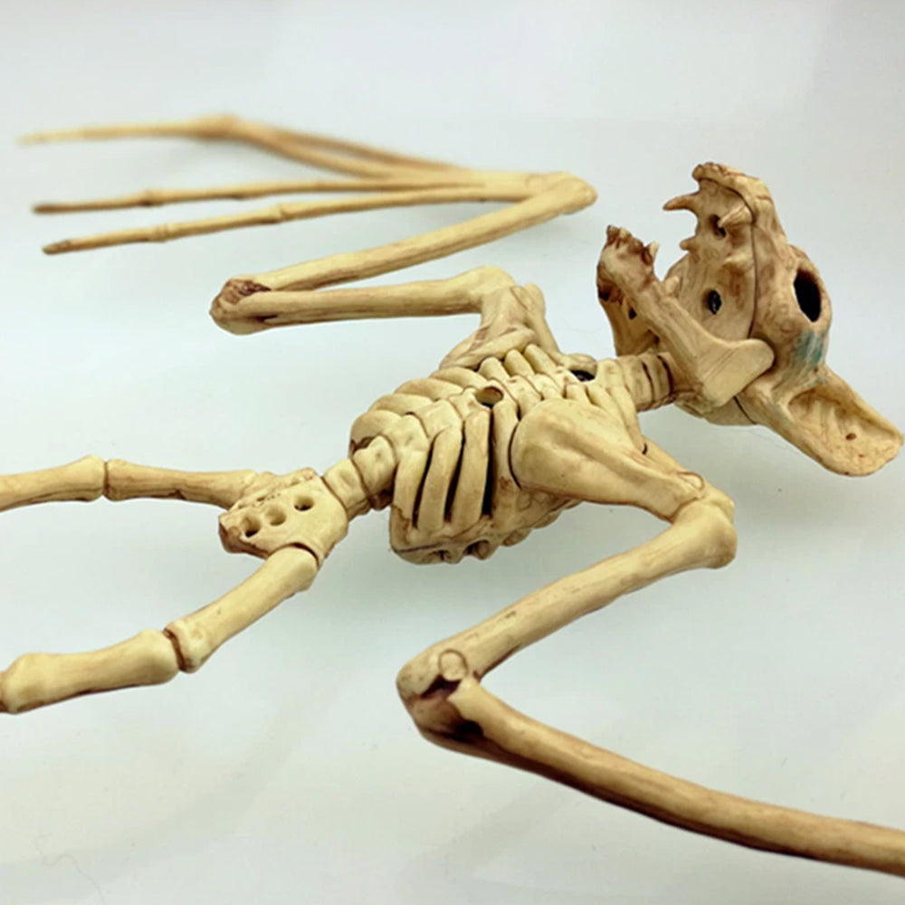 Animal Skeleton Decorations Rat Bat Realistic Bones Scary Halloween Party Props