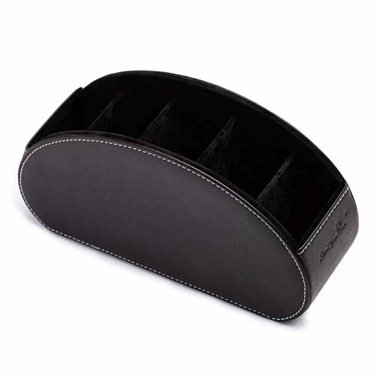 TV Remote Control Holder Table Storage Box 5 Grid Desktop Tidy Organizer Case