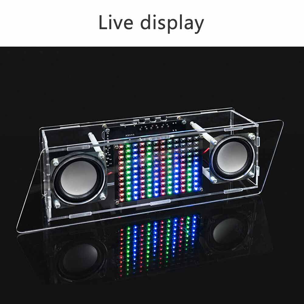 DIY Bluetooth Speaker Kit LED Music Spectrum Electronic Soldering Electronic Kit