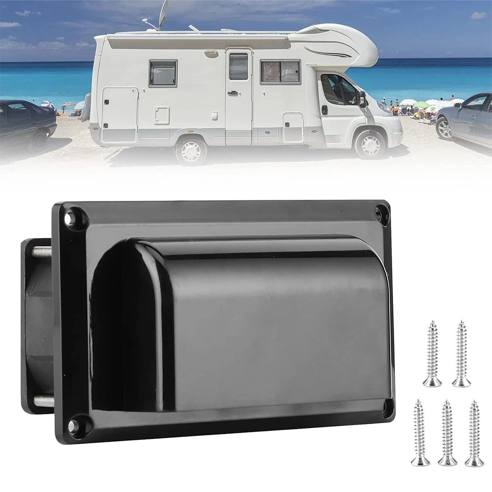 12V RV Side Air Vent – Low Noise Ventilator Exhaust Fan for Caravan & Trailer