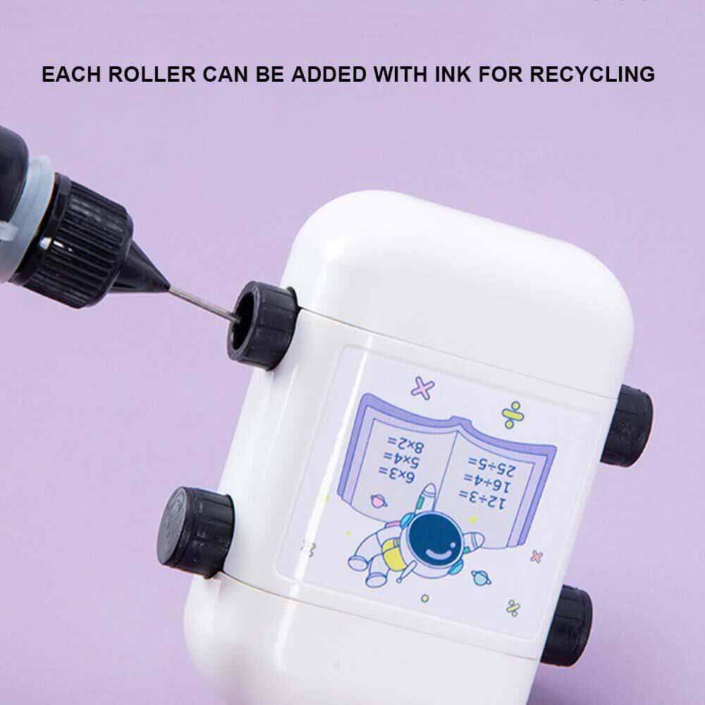 Digital Roller Teaching Stamp Math Practice for Kids Brain Improvement Device