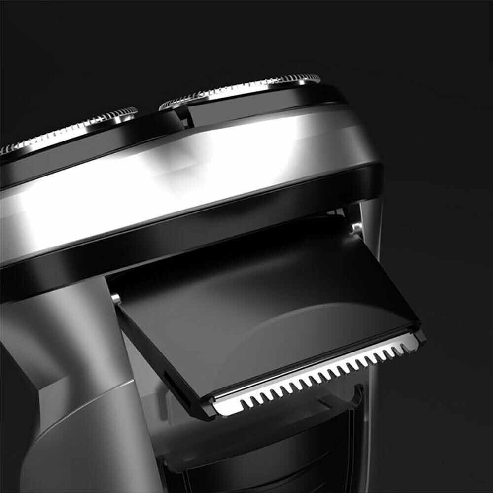 Wet Dry Rotary Shaver Electric Shaver 3 Heads Cordless Men Razor USB