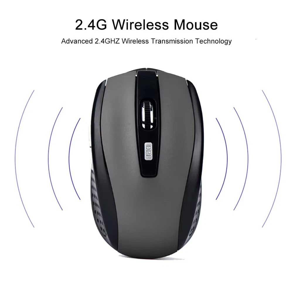 6D Optical Wireless Mouse 2.4G Wireless Mouse 2.4Ghz Mouse Boxed
