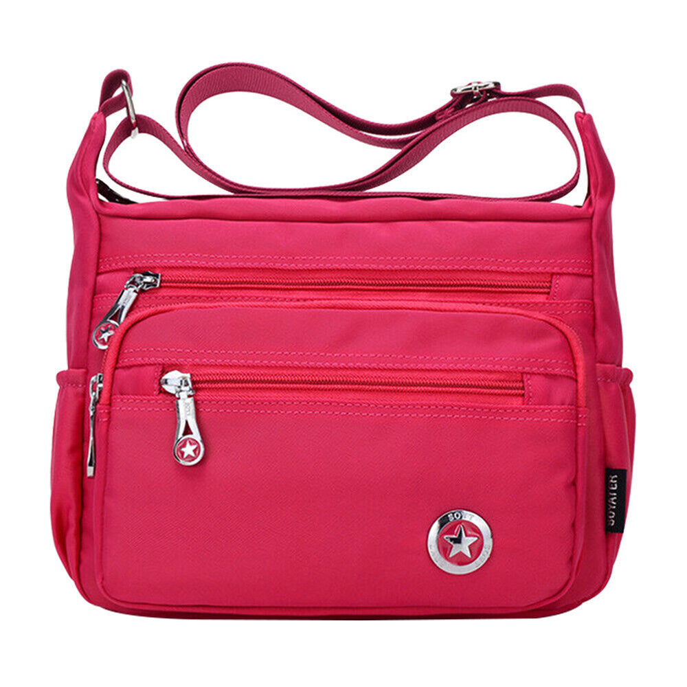 Multi Pockets Canvas Messenger Bag Handbag Cross Body Bags Shoulder Bag Women