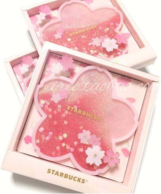 Sakura Glitter Coaster