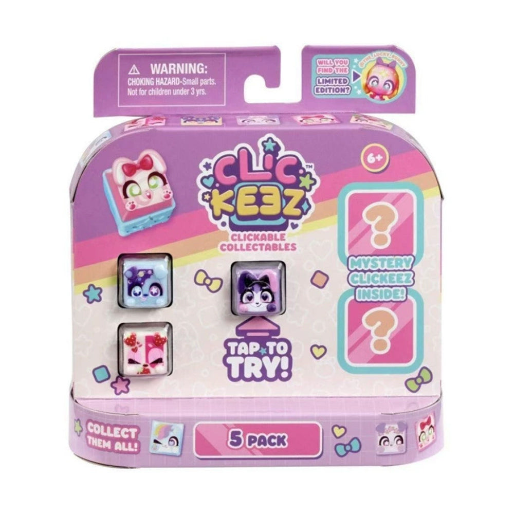 LED Fidget Keycap Keychain – 5-Pack Light Up Clickable Collectible Toy