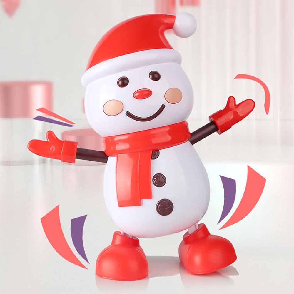 Musical Dancing Toy Electric Dance Snowman Xmas Christmas Decor Toys Gift Kids