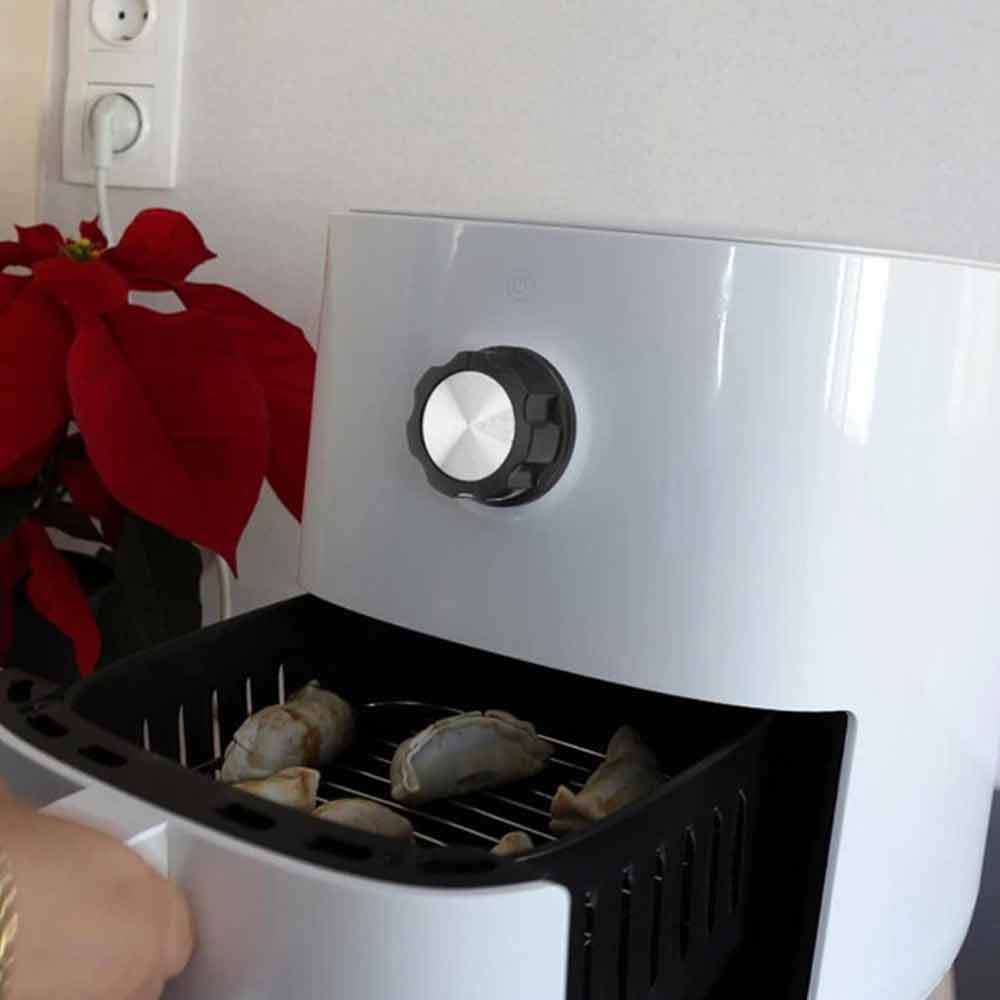 2-Pack Universal Air Fryer Timer Knob Replacement, 360° D-Shaft Control Switch Knob, Heat-Resistant