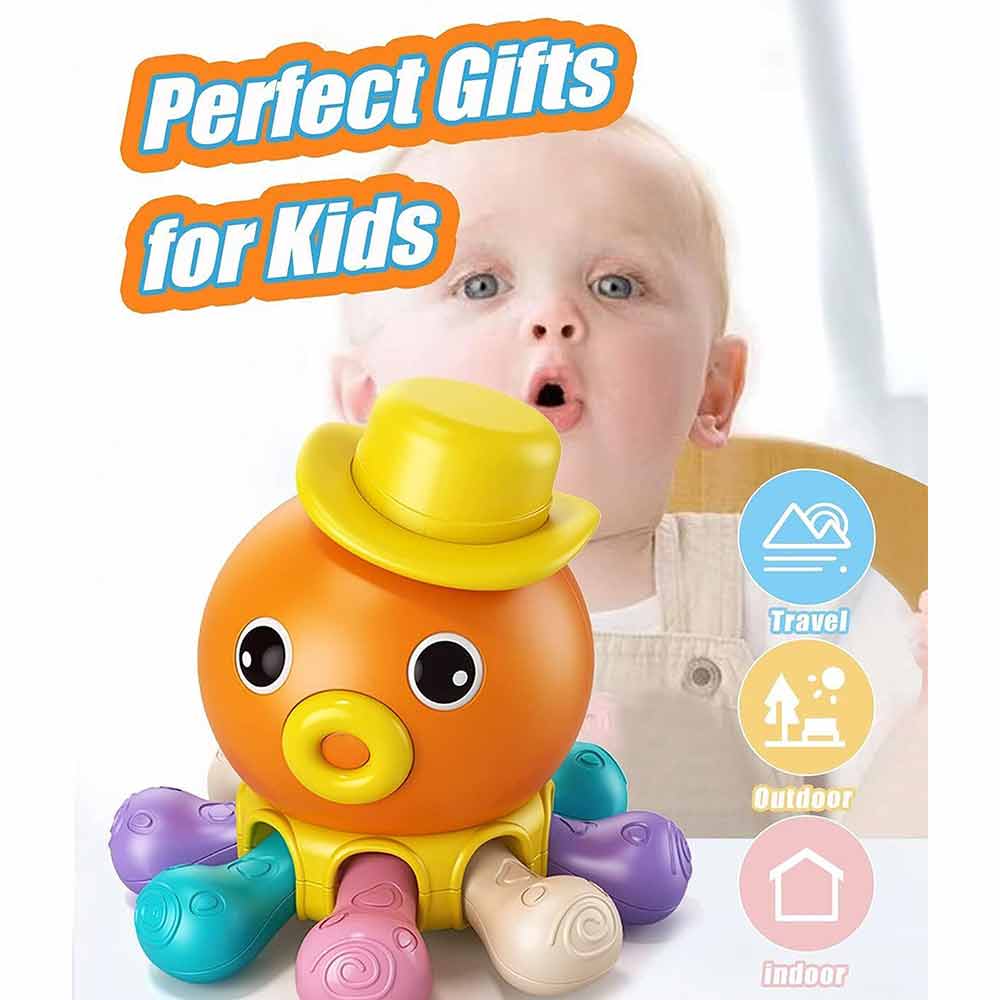 Montessori Toys for 1-2 Year Old Octopus Baby Gift for Boys and Girls Random color