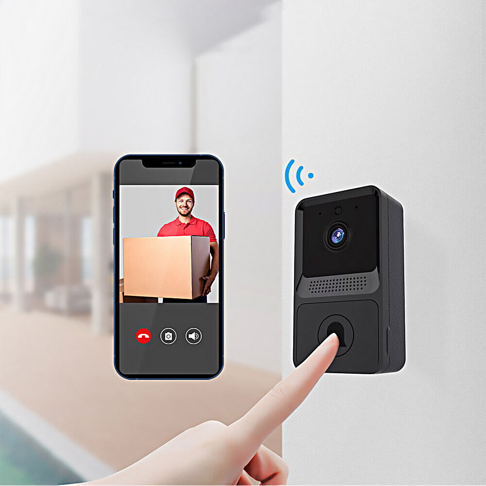 Wireless Doorbell Visible Door Bell WiFi Smart Intercom Ring Security
