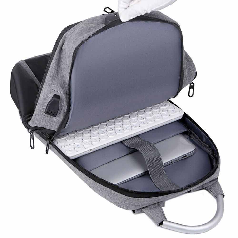 Anti-Theft Backpack School Travel Laptop Bag with USB Charging Port Waterproof