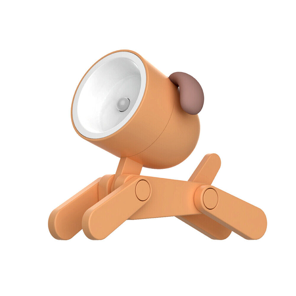 Cute Folding Animal Pet Light  Mini LED Night Light Cartoon Table Lamp Room Decor