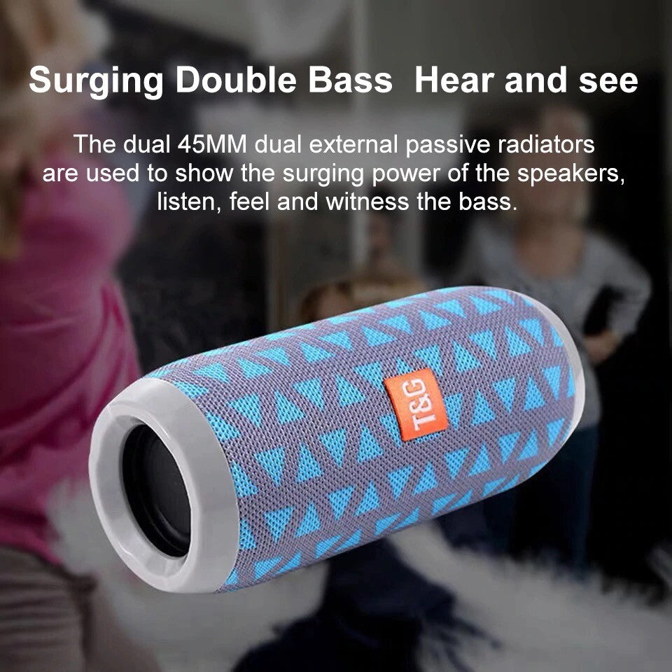 Portable Wireless Bluetooth USB Speaker – Mini Outdoor Speaker with TF Card & FM Radio
