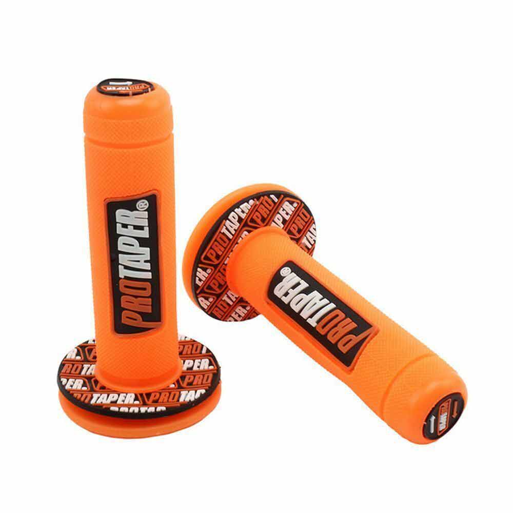 7/8" Motorcycle Hand Grips Pair Rubber Gel Brake Hands Pit Dirt Bike Motocross Motorcycle