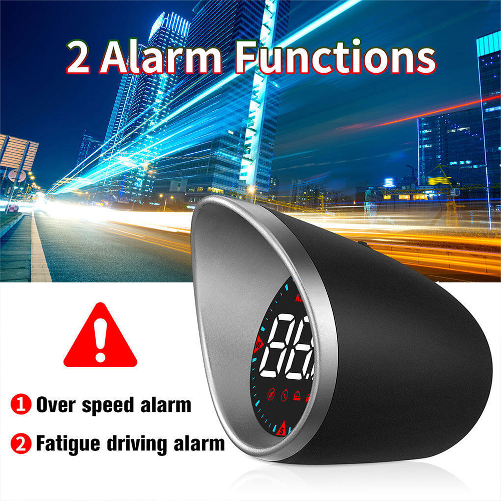 Universal Car Head Up Display G5 HUD GPS Speedometer Speed Warning Alarm