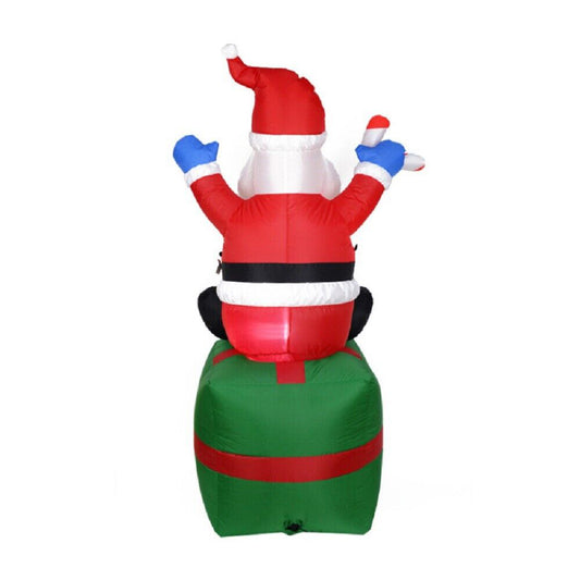 1.8M Christmas Giant Inflatable Santa 6ft Outdoor Decorations LED Light Yard Decor AU