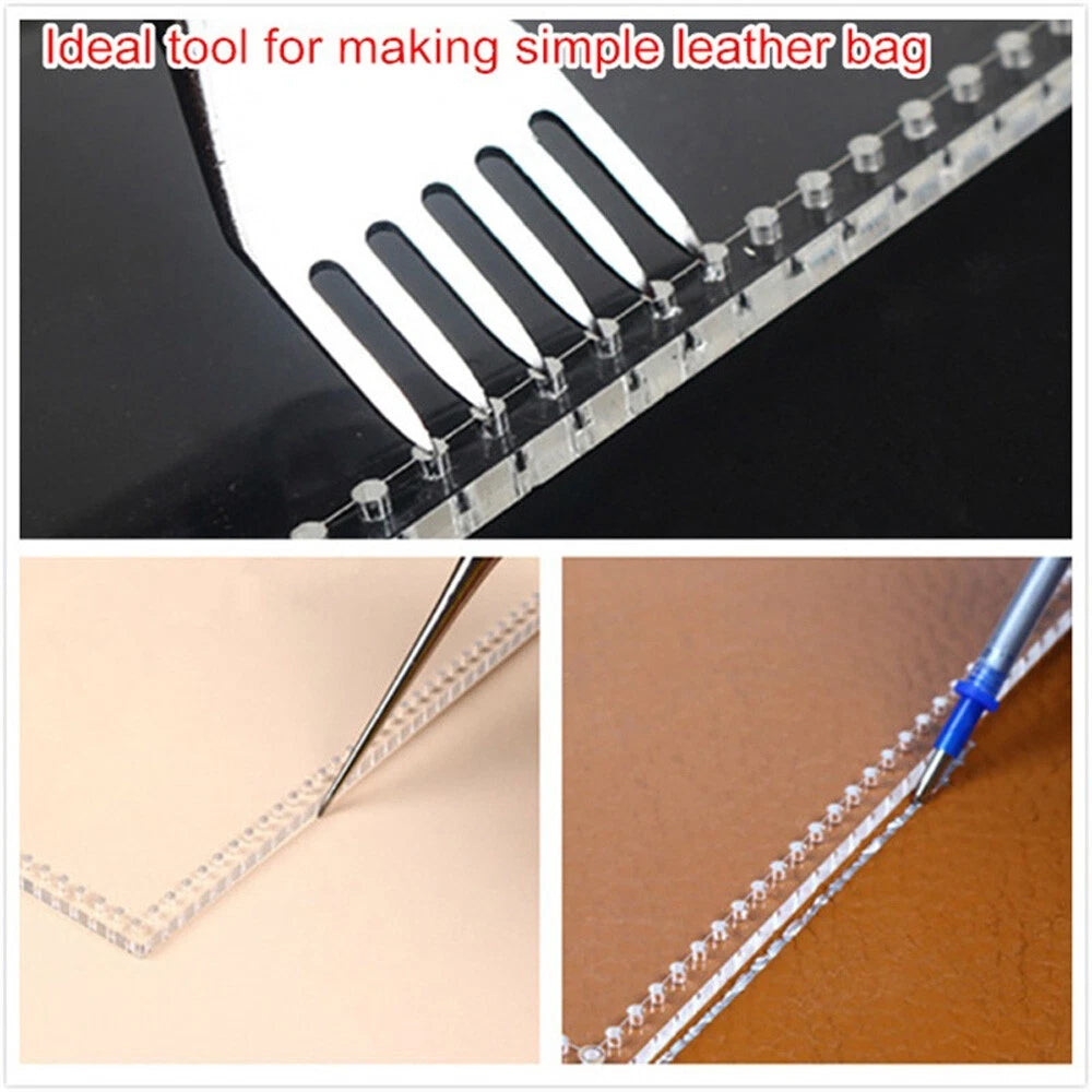5pcs DIY Leather Wallet Template - Acrylic Stencil for Coin Purse Crafting