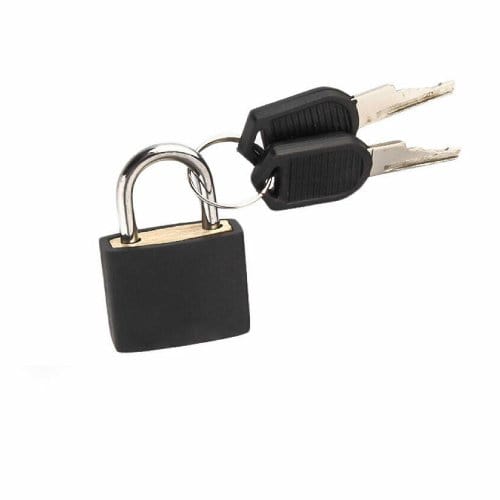 4 Pcs Mini Key Travel Set of 2 Suitcase Padlock Assorted Colors