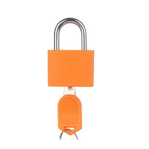 4 Pcs Mini Key Travel Set of 2 Suitcase Padlock Assorted Colors