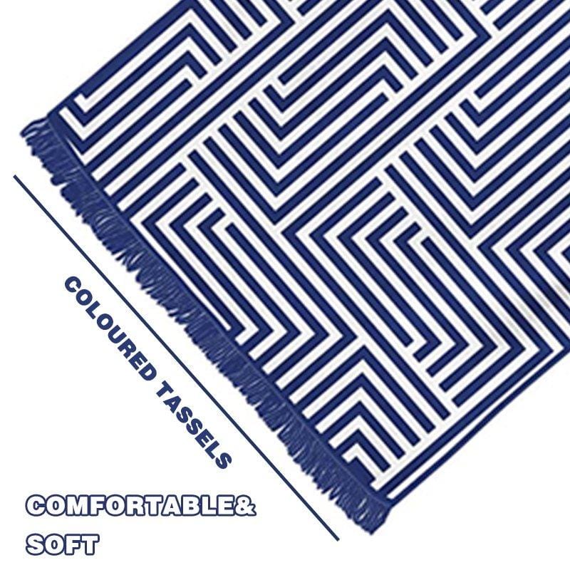 Rectangular Quick Dry Beach Towel with Tassel