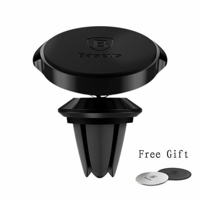 Baseus Small ears series Magnetic suction bracket(Air outlet type) Vent Mount Phone Holder Black