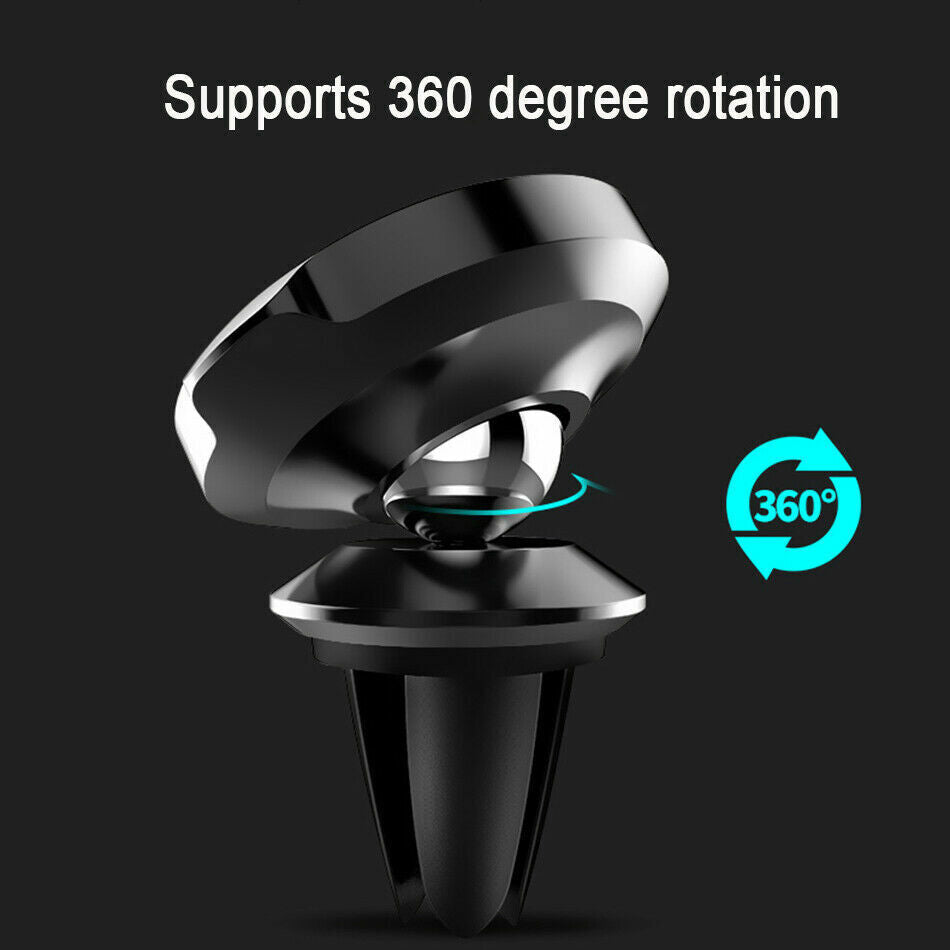 Baseus Small ears series Magnetic suction bracket(Air outlet type) Vent Mount Phone Holder Black