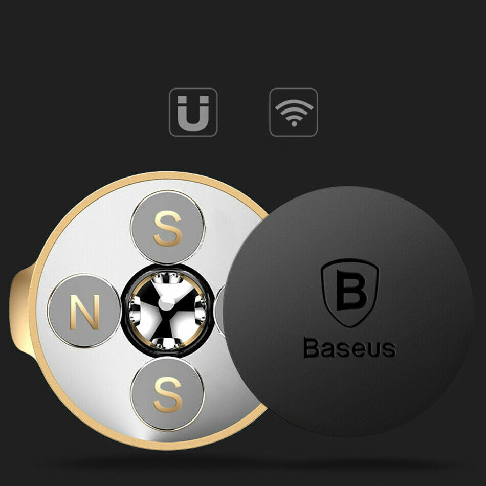 Baseus Small ears series Magnetic suction bracket(Air outlet type) Vent Mount Phone Holder Black