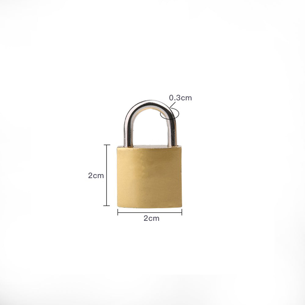 2 Pcs Flightmode Brass Padlock
